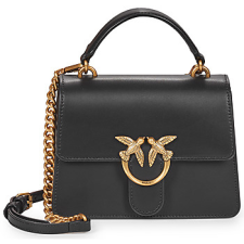 Pinko Válltáskák LOVE ONE TOP HANDLE MINI LIGHT VITELLO SETA Fekete Egy méret kézitáska és bőrönd