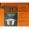 Pintinox Materic bevonatos-indukciós lábos+üvegfedő, rm.nyéllel, 28 cm