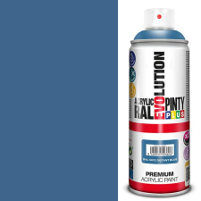 PintyPlus Akrilfesték spray, EVOLUTION fényes, 400 ml - RAL5023 distant blue akrilfesték