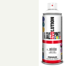 PintyPlus Akrilfesték spray, EVOLUTION matt, 400 ml - RAL9010 pure white akrilfesték