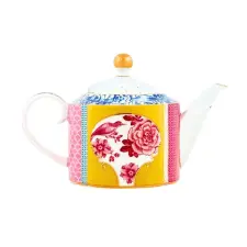 PIP Studio Porcelán teáskanna, Pip Studio, 900ml, Royal Multi kollekció konyhai eszköz