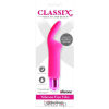  Pipedream - Classix Silicone Fun Vibe Pink - Rózsaszín, mini vibrátor rugalmas füllel