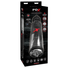 PIPEDREAM EXTREME TOYZ PDX Deluxe Mega-Bator - akkus, forgó, fel-le mozgó maszturbátor (fekete) egyéb erotikus kiegészítők férfiaknak