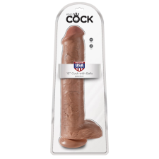 Pipedream - King Cock 15" Cock with Balls  Tan műpénisz, dildó