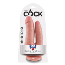 Pipedream - King Cock Double Penetrator Light műpénisz, dildó