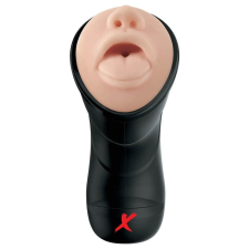 Pipedream - PDX Elite Deep throat vibrating stroker light/black maszturbátor