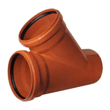 PIPELIFE KGEA csatorna ágidom 45°, 125/110mm hűtés, fűtés szerelvény