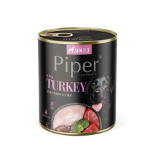 PIPER ADULT 800g konzerv felnőtt kutyáknak pulyka és brokkoli kutyaeledel