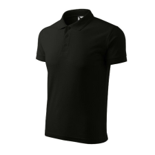 Pique Polo galléros póló férfi fekete 4XL férfi póló