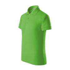 Pique Polo galléros póló gyerek almazöld 110 cm/4 éves gyerek póló