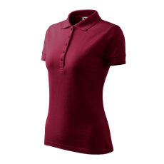 Pique Polo galléros póló női garnet XL