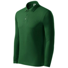 Pique Polo LS galléros póló férfi üvegzöld 2XL férfi póló