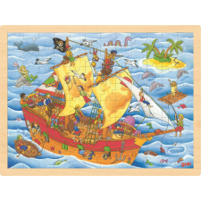  Pirati 96 darabos fa puzzle - Goki puzzle, kirakós