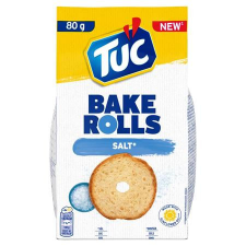 Pirított kenyérkarika, 80 g, TUC "Bake Rolls", sós előétel és snack