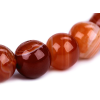  Piros agát karkötő, szintetikus ásvány karkötő