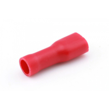  Piros csősaru 0.5-1.5mm² 4.8x0.5mm elektromos autós kellék