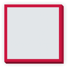  Piros (FALRA AKASZTOS HÁTLAPPAL) fényképkeret