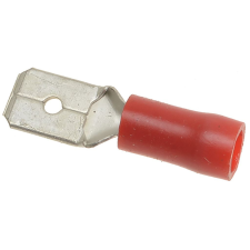  PIROS FÉRFI FASTON 6,3x0,8 mm 100 DB beépíthető gépek kiegészítői