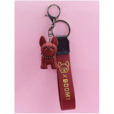  Piros francia bulldog kulcstartó kulcstartó