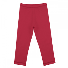 Piros gyerek leggings - Háromnegyedes