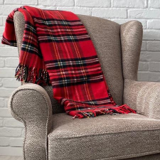  Piros kockás nagy piknik pléd lakástextília