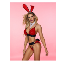  Piros nyuszi lány szett. Méret:M/L fantázia ruha