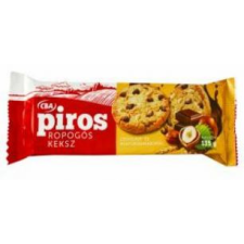 Piros Ropogós Keksz Csokoládé- és Mogyoródarabokkal 135 g csokoládé és édesség