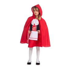Piros sapkás KidMania® jelmez 5-6 éves lányoknak 116 cm jelmez