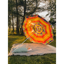  Piros-sárga napernyő BLISS 180 cm kerti bútor