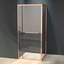  Pisa .||. zuhanykabin Rose Gold 5mm 80 cm, NANO kád, zuhanykabin