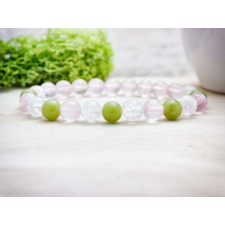  Pisztácia szerelem vegyes ásvány karkötő karkötő