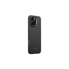 Pitaka iPhone 16 Pro MagSafe kompatibilis extra erős védelmű telefontok, fekete-szürke (KI1601PPA) tok és táska