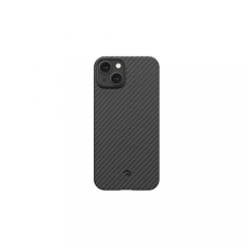 Pitaka MagEZ 3 tok Black / Grey Twill 1500D Apple iPhone 13 készülékhez - MagSafe rögzítéssel tok és táska