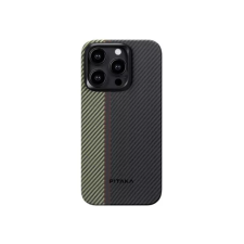 Pitaka MagEZ 4 600D Apple iPhone 15 Pro Hátlapvédő tok - Fekete/Szürke (FO1501P) tok és táska