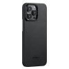 Pitaka MagEZ 4 600D, Apple iPhone 15 Pro tok, fekete/szürke