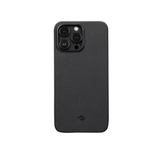 Pitaka MagEZ Case 3 Twill 600D Apple iPhone 14 Pro MagSafe rögzítéssel fekete szürke (126919) (PI126919) tok és táska