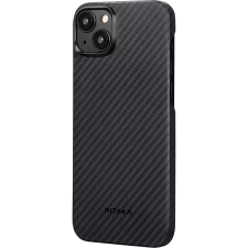 Pitaka MagEZ Case 4 Black / Grey Twill 1500D Apple iPhone 15 Plus készülékhez - MagSafe rögzítéssel (128971) tok és táska