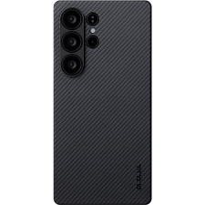 Pitaka PIN Button Case Black/Grey Plain Samsung Galaxy S25 Ultra tok tok és táska
