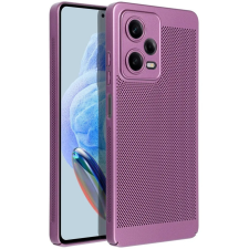 Pixato Apple iPhone 15 Plus, Műanyag hátlap védőtok, légáteresztő, lyukacsos minta, Breezy, lila tok és táska
