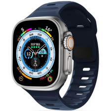 Pixato Apple Watch 4-6, SE, SE (2022) (38 / 40 mm) / Watch 7-9 (41 mm), szilikon pótszíj, állítható, TP IconBand Line, sötétkék okosóra kellék