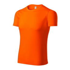  Pixel póló unisex neon narancssárga 3XL