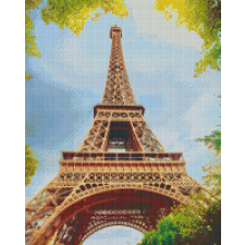  Pixel szett 16 normál alaplappal, színekkel, Eiffel-torony (816207) kreatív és készségfejlesztő