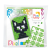 Pixelhobby B.V. Pixelhobby Kulcstartó szett (kulcstartó alaplap + 3 szín) Fekete macska mozaik játék