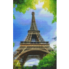 Pixelhobby Pixelhobby 808098 Eiffel Torony (25,4x40,6cm) 8 alaplapos szett