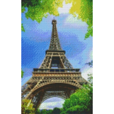 Pixelhobby Pixelhobby 808098 Eiffel Torony (25,4x40,6cm) 8 alaplapos szett kreatív és készségfejlesztő