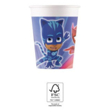 Pizsihősök PJ Masks, Pizsihősök papír pohár 8 db-os 200 ml FSC party kellék
