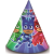 Pizsihősök PJ Masks, Pizsihősök Parti kalap, csákó 6 db-os