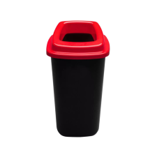 PLAFOR Sort szelektív hulladékgyűjtő szemetes Fekete-Piros 28L szemetes