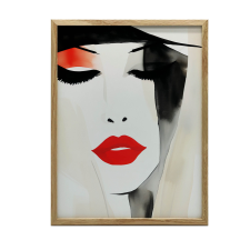 PLAKÁT FALRA ARANY KERETBEN, ART OF RED, 70x100 CM grafika, keretezett kép