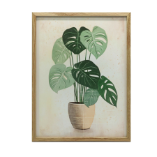  PLAKÁT FALRA KERETBEN SZÖRNYET BOHO CSEREBEN 40x50 CM grafika, keretezett kép